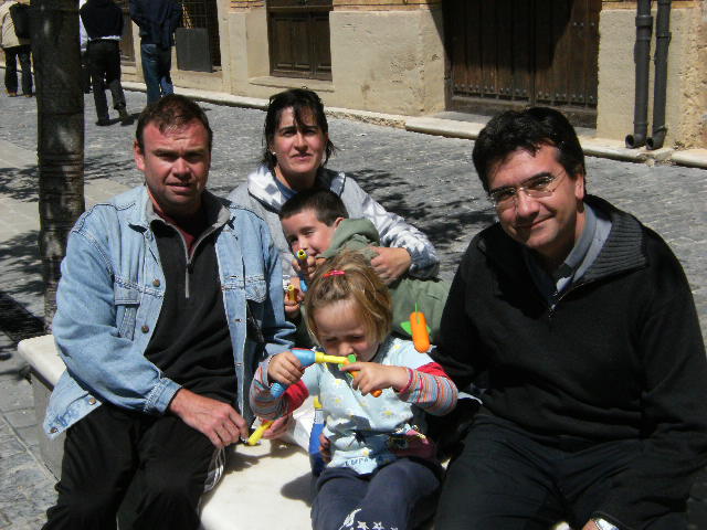 Ana, Javier, Paula, Rubén y Javier Cura