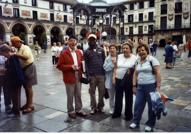 Foto en la plaza de Tudela